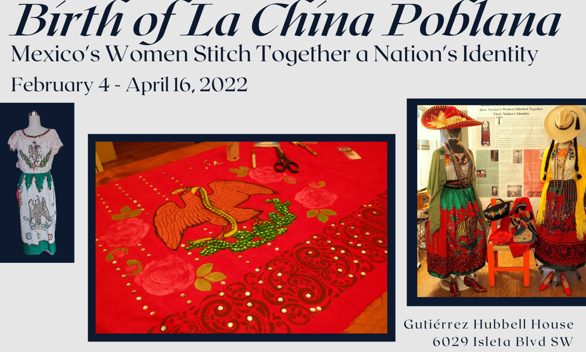 Birth of La China Poblana 2021 Exhibit Postcard
